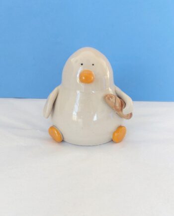 Ed with the Bread - Handmade Ceramic Duck