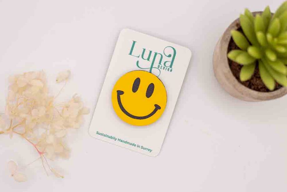 Smiley Brooch