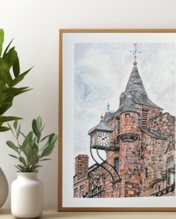 The Old Tolbooth, Edinburgh Art Print