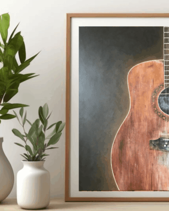 The essence of Music - Guitar Giclee Print