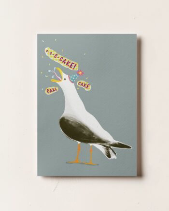 Funny Seagull Birthday Card