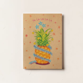 Festive Pineapple Christmas Card