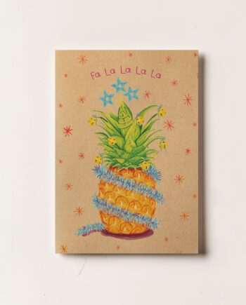 Festive Pineapple Christmas Card