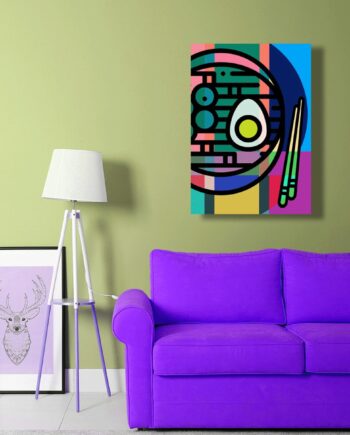 Bamboo Steamer Giclée Print
