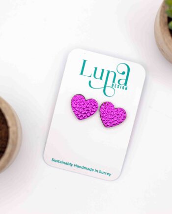 Heart Stud Earrings