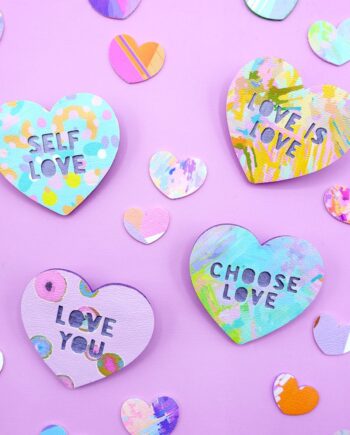 Love is Love - Inclusive Heart Brooch Collection for Valentine's Day