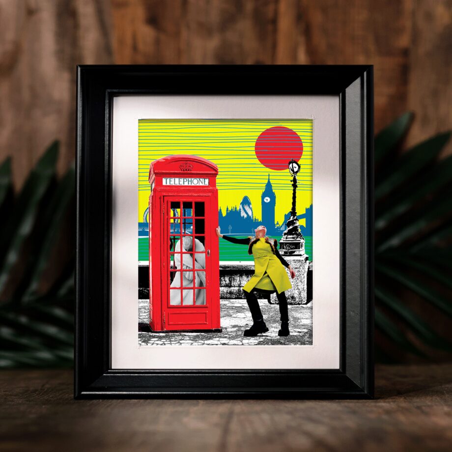 Unique London Art Print: Red Phone Box Print