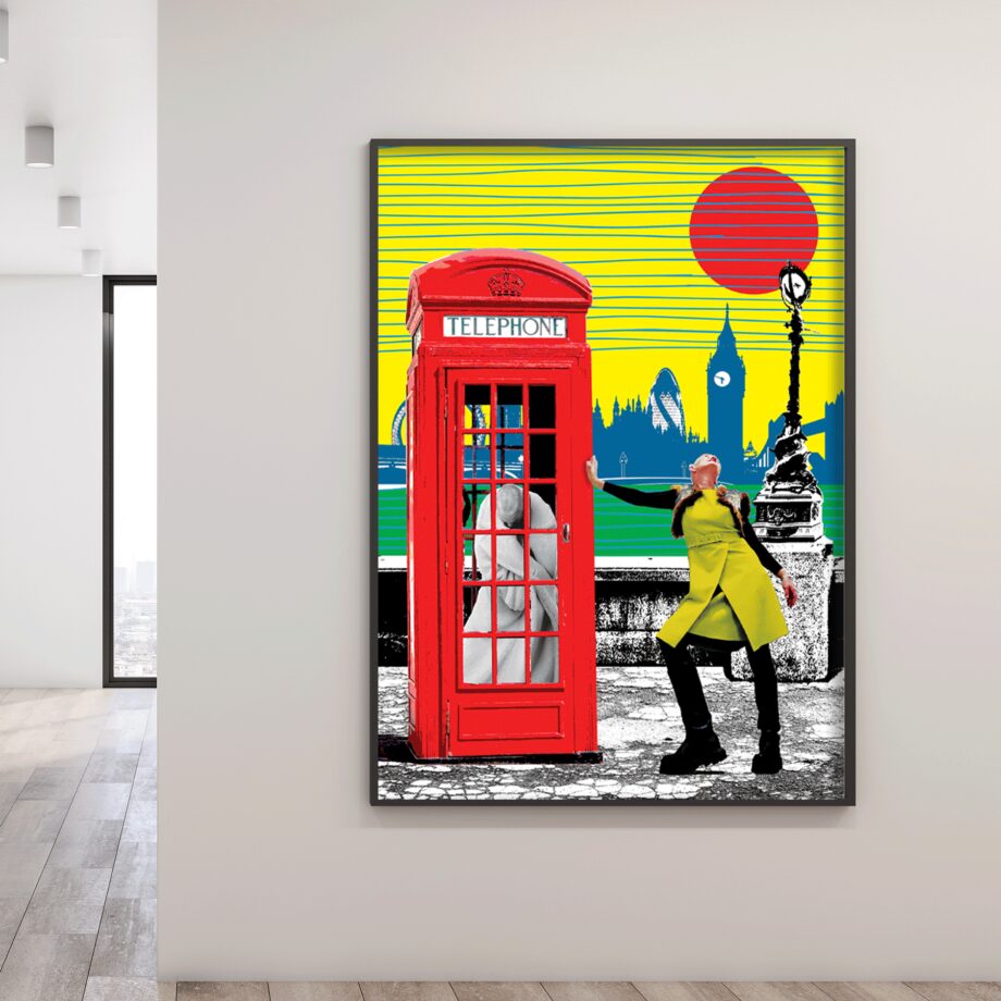 Unique London Art Print: Red Phone Box Print