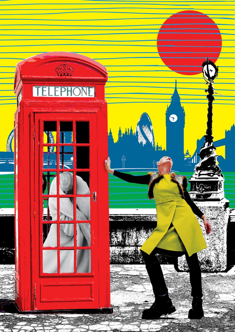 Unique London Art Print: Red Phone Box Print