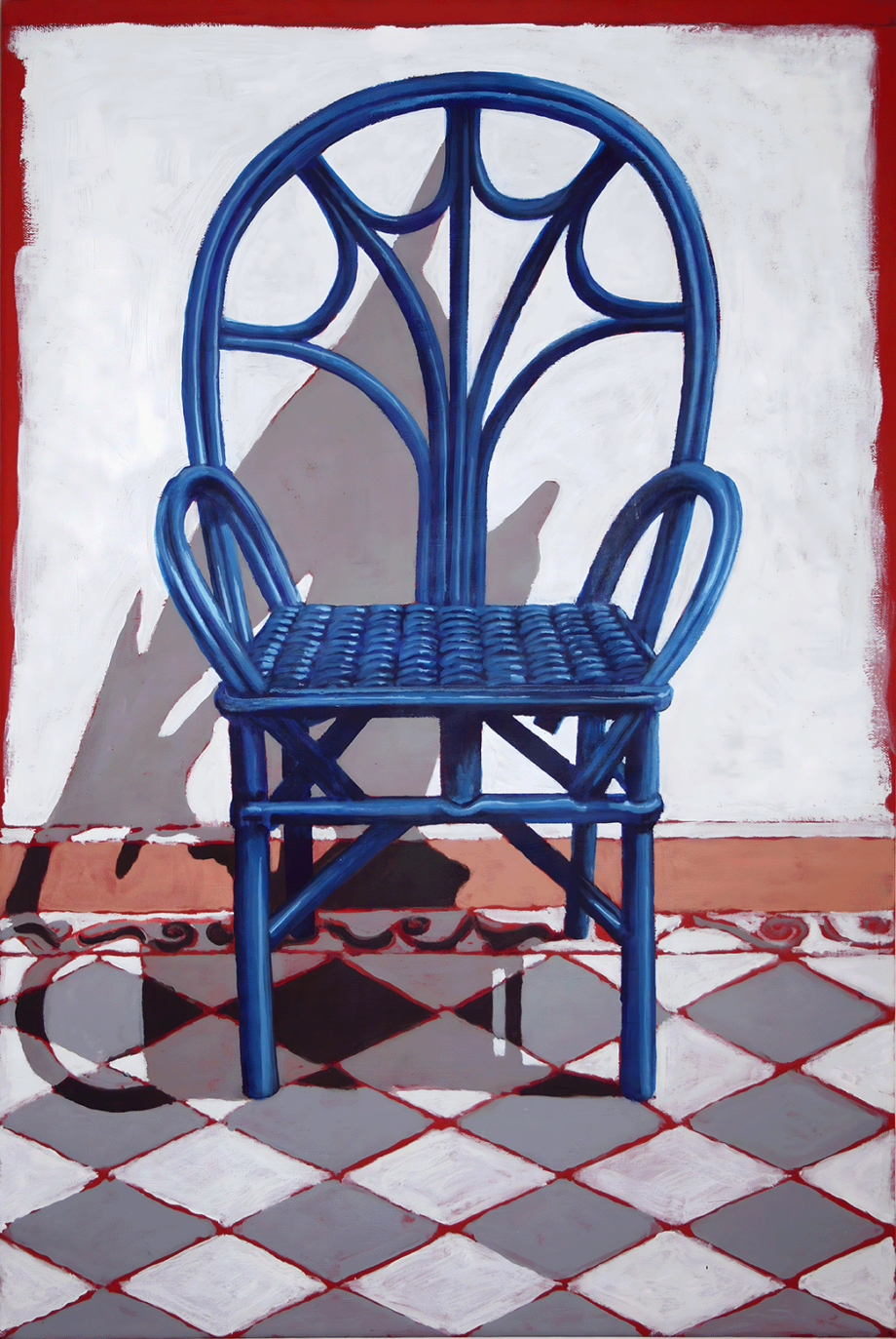 Blue Chair from Essaouira – Moroccan Rooftop Print