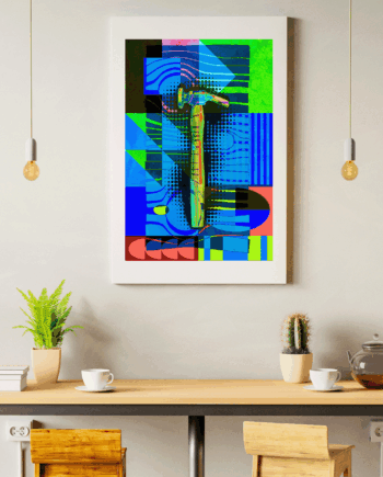 Blue Hammer Giclée Print - Essential Tools Series