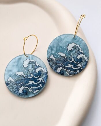 Blue Wave Hoops