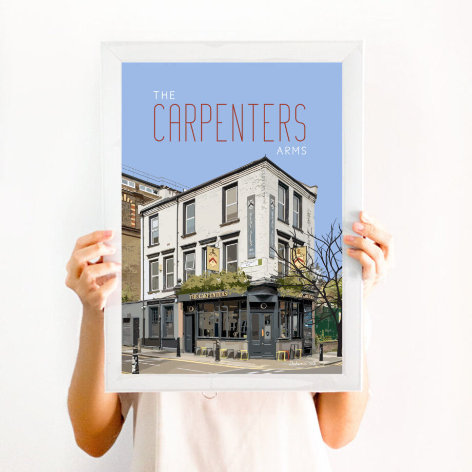 The Carpenters Arms - East London Pub Art Print