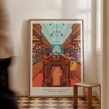 London Art Print - Daunt Books London