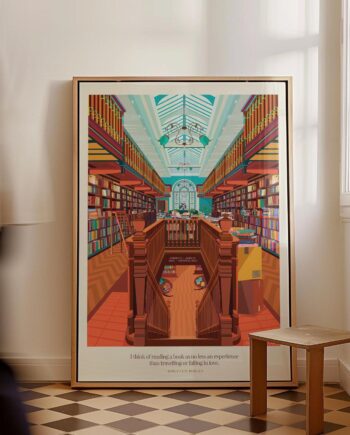 London Art Print - Daunt Books London