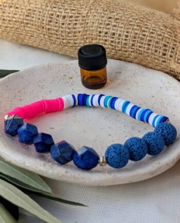 Aromatherapy Lapis Lazuli Gemstone Bracelet