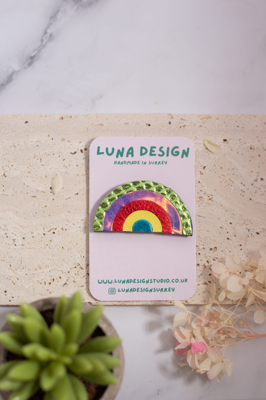 Rainbow Brooch