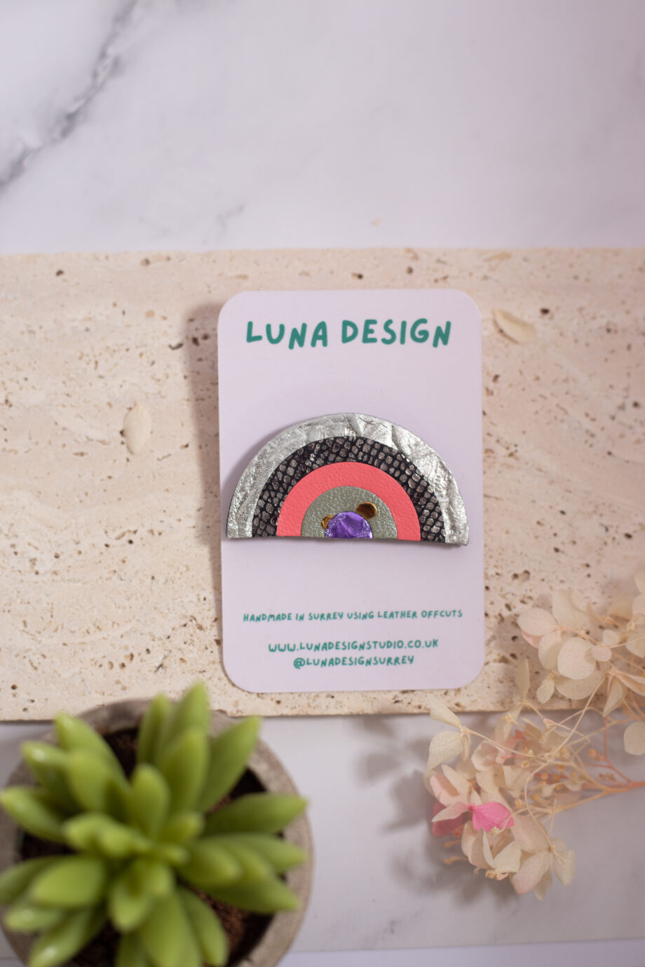 Rainbow Brooch