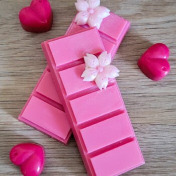 Cherry Blossom and Rose Water Soy Wax Snap Bar