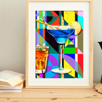 Blue Lagoon Cocktail print - gallery quality print