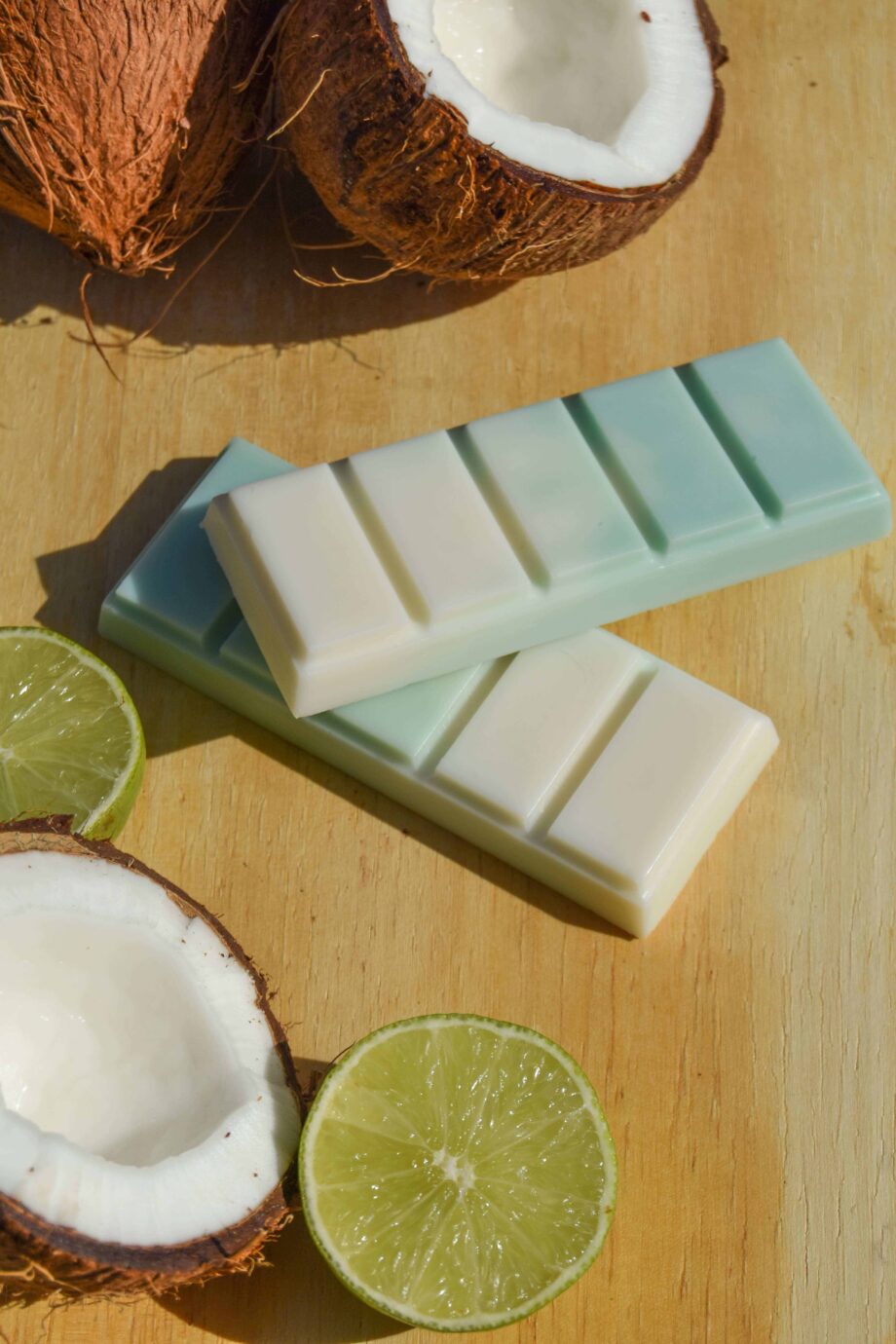 Coconut and Lime Soy Wax Snap Bar