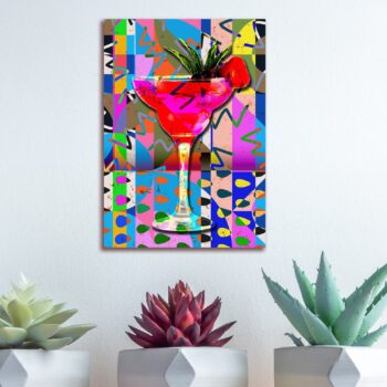 Red Margarita Cocktail - gallery quality print