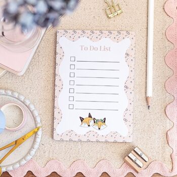 Stationery Pattern - To Do List Notepad