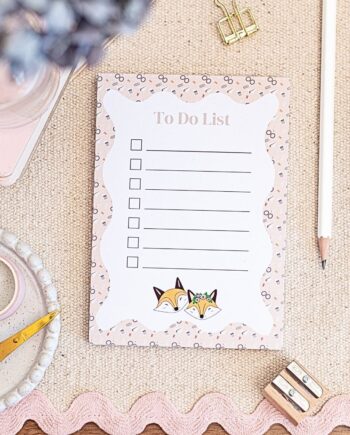 Stationery Pattern - To Do List Notepad