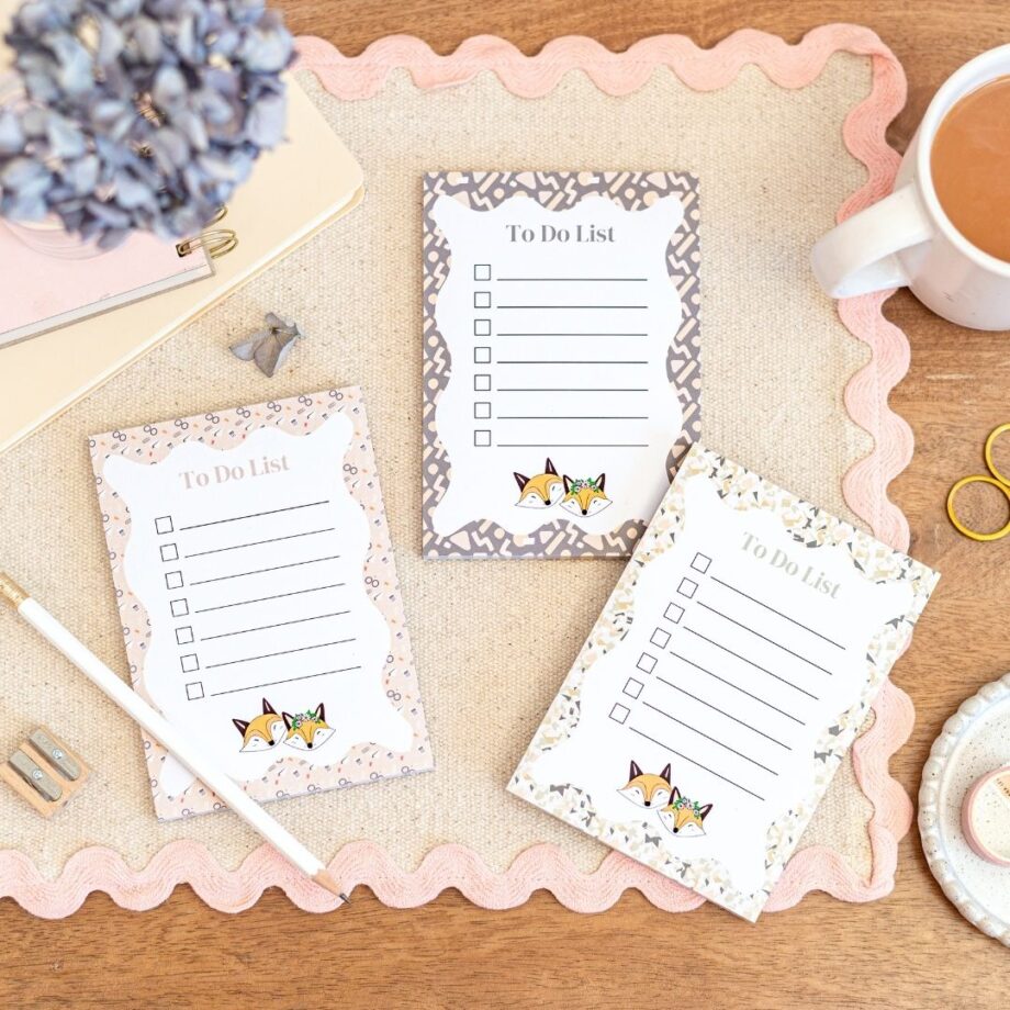 Mosaic Inspired - To Do List Notepad