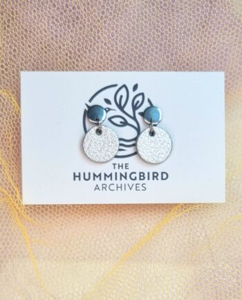 Silver Mini Circle Earrings