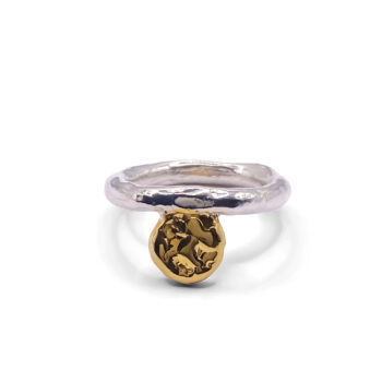 Product shot of the Circle Accent Ring on a white background