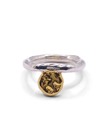 Product shot of the Circle Accent Ring on a white background
