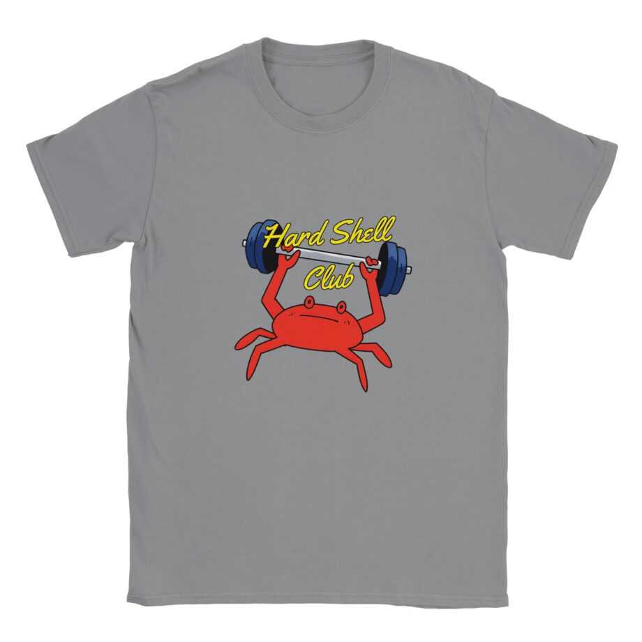 Quirky Crab Tee for Gym Enthusiasts | 100% Organic Cotton T-Shirt