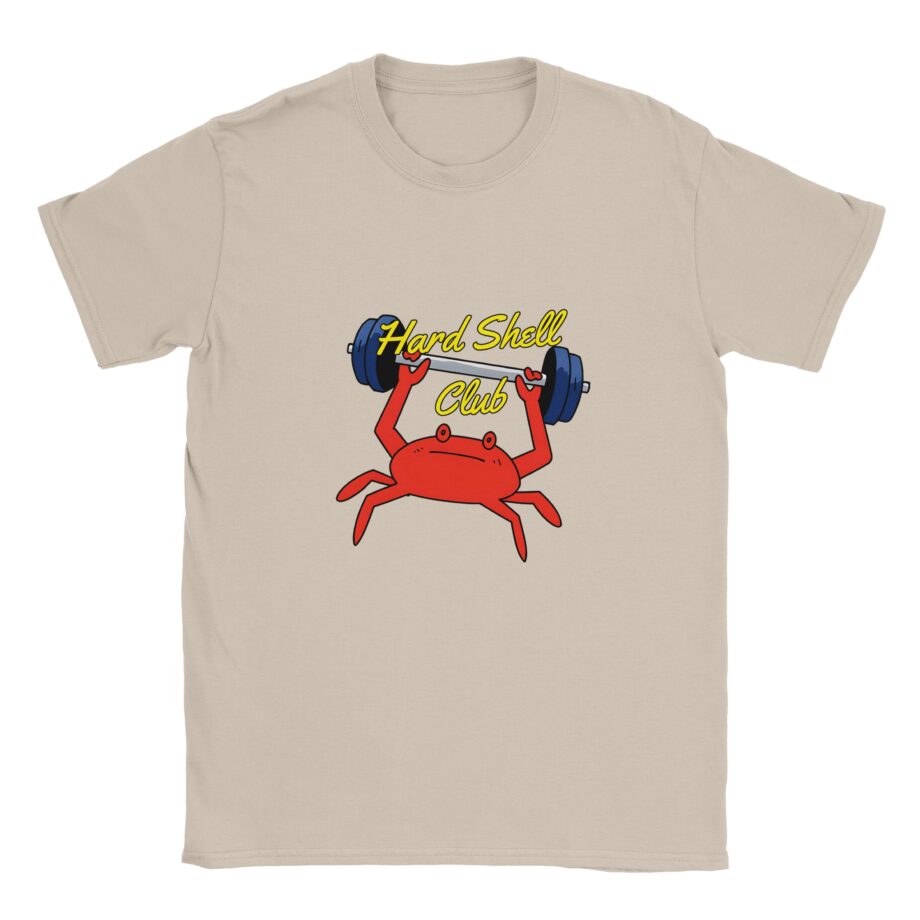Quirky Crab Tee for Gym Enthusiasts | 100% Organic Cotton T-Shirt