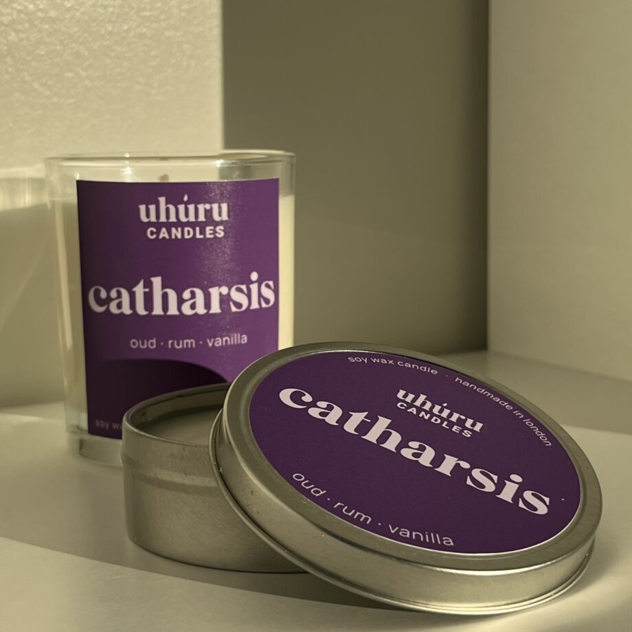 Catharsis - oud, rum, vanilla soy wax candle