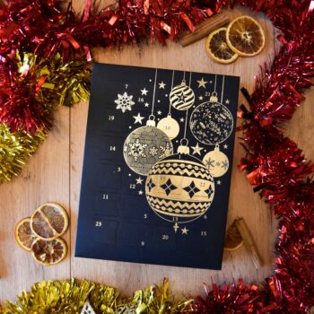 Black Bauble Wax Melt Advent Calendar