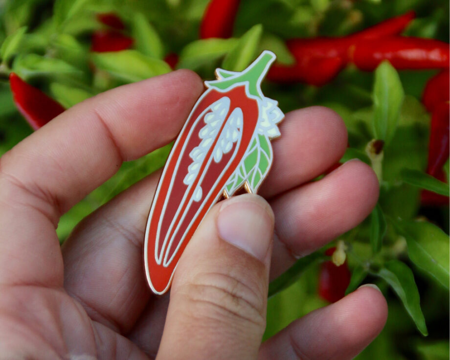 Chilli Pepper Hard Enamel Pin