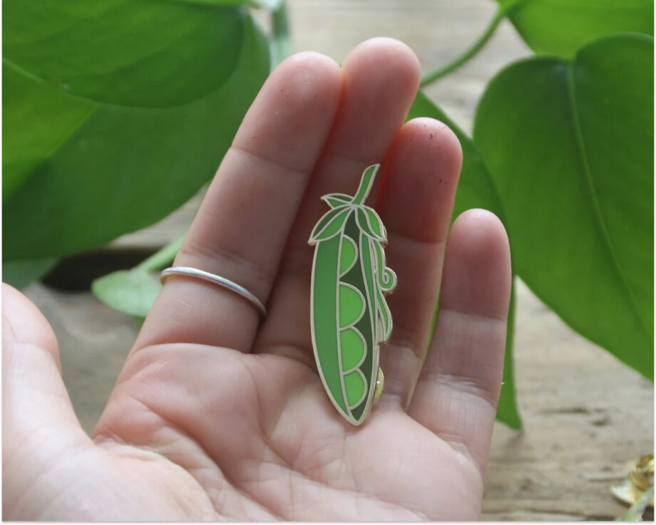 Peas in a Pod Hard Enamel Pin