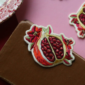 Pomegranate Embroidered Patch