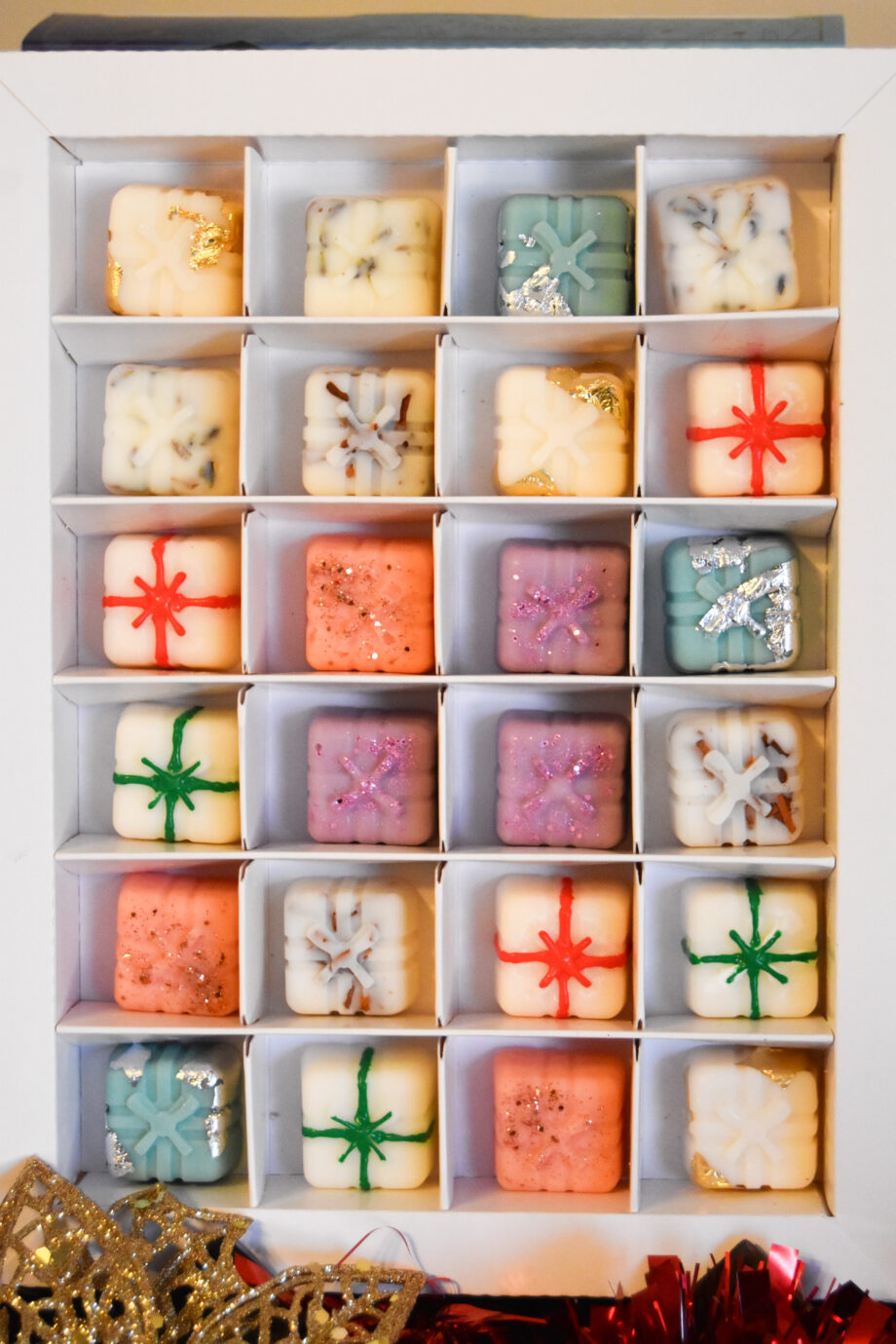 Christmas wax melt advent calendar