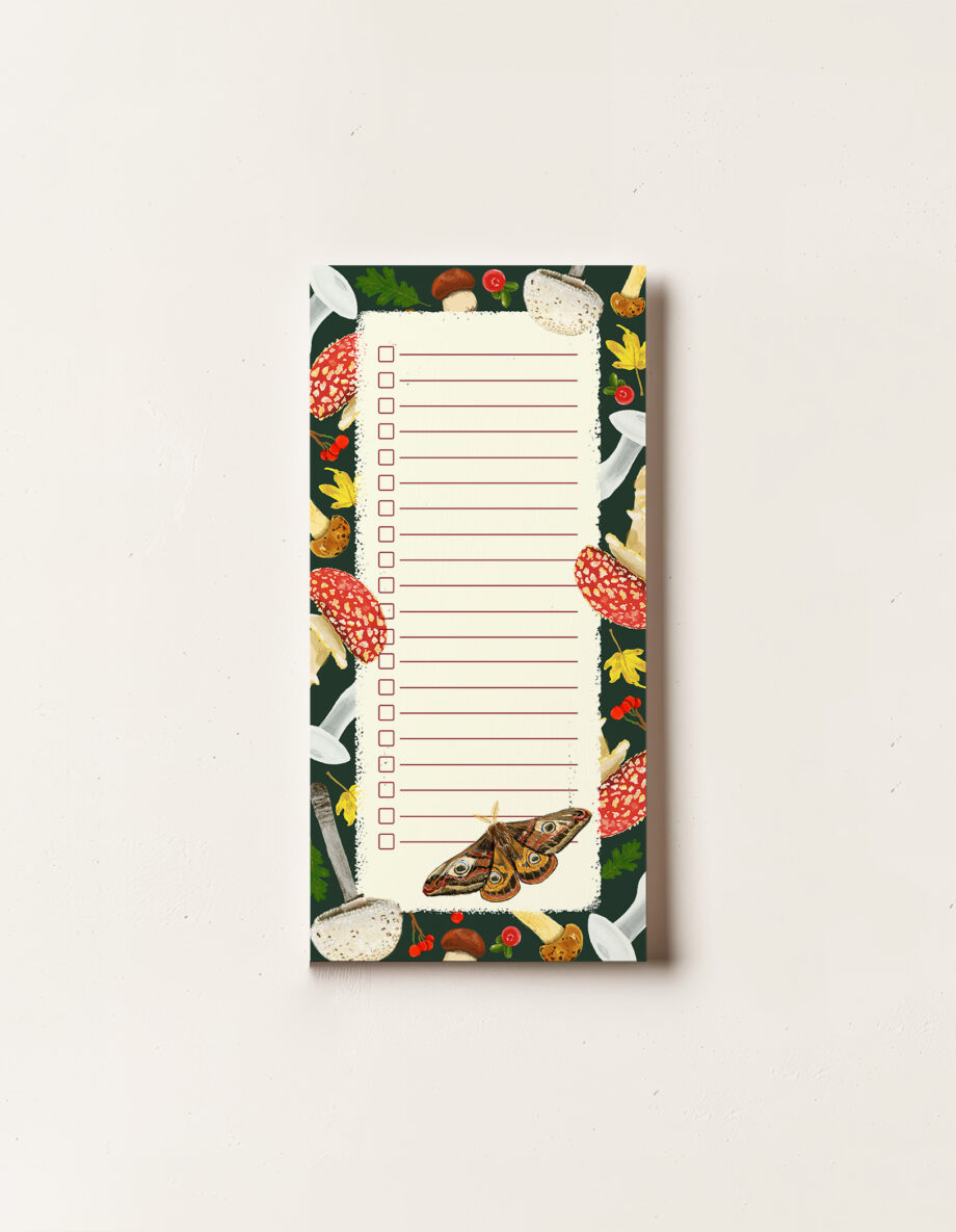 Mushroom Notepad