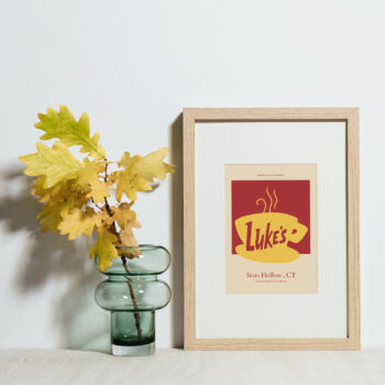 Luke's Diner Gilmore Girls Print