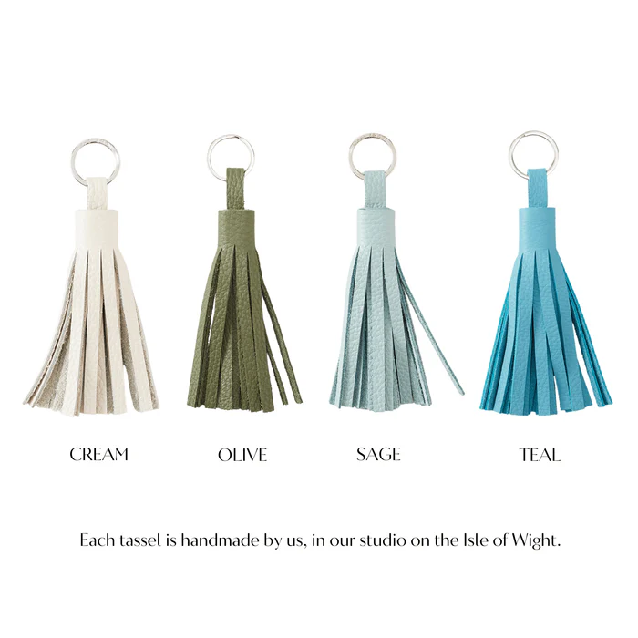 Handmade Leather Tassel - Bag Accessory