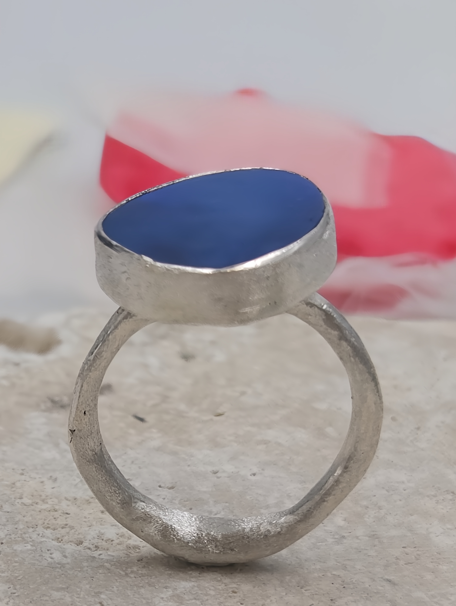 Handmade Australian Opal Doublet Ring