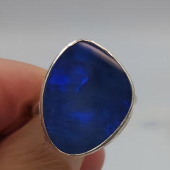 Handmade Australian Opal Doublet Ring