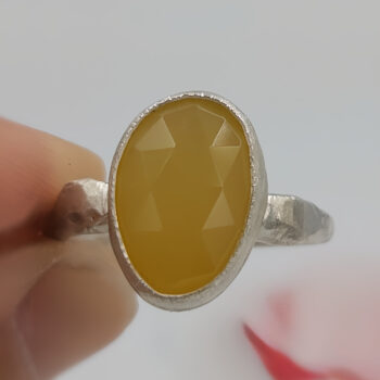 Molten Sterling Silver Ring - Hand Forged Artisan Jewellery