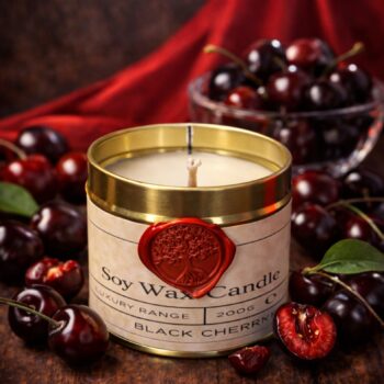 Black Cherry Luxury Soy Wax Candle