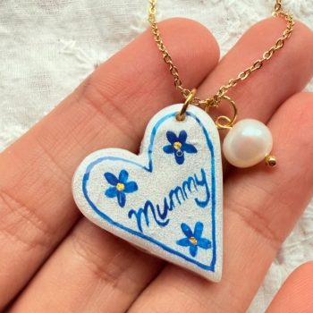 Personalised Mummy Heart Name Necklace