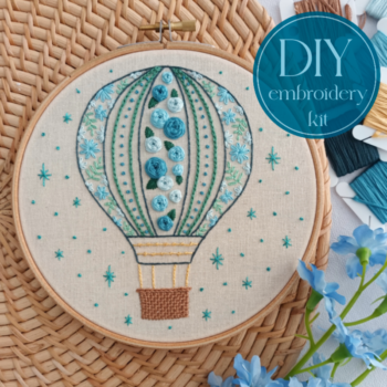 DIY embroidery kit for beginners - The sky is the limit
