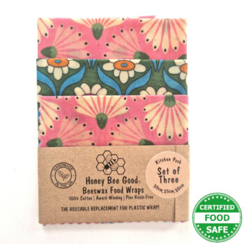 Beeswax Food Wraps | Set of 3 | Dandelions